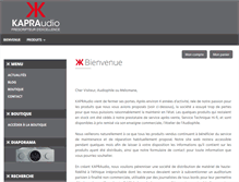 Tablet Screenshot of kapraudio.com